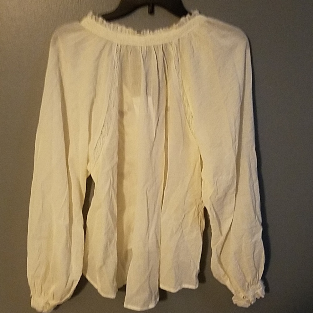 NWT Free People Sivan Embroidered Blouse - Picture 6 of 7